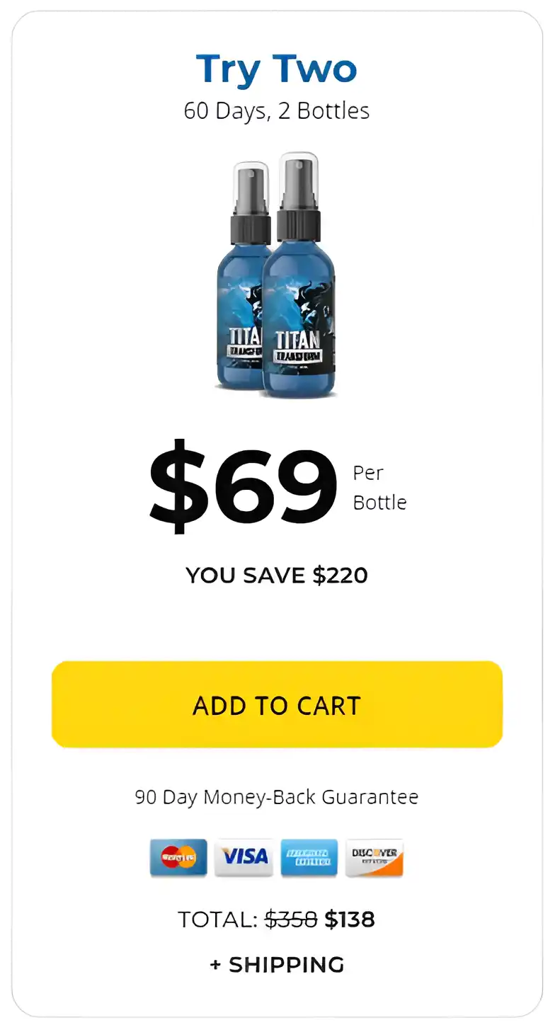Titan Transform 2 bottle pricing
